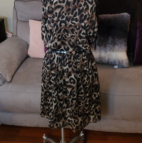 JBS Leopard Sleeveless Dress NWT - Picture 8 of 8